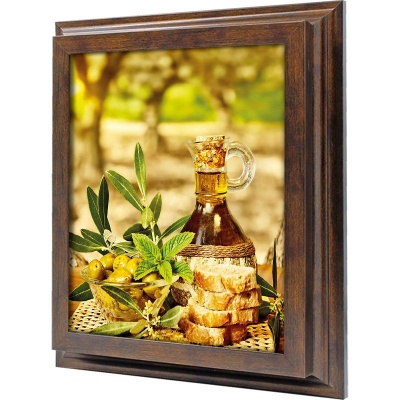  Ключница Натюрморт с оливками, Бронза, 20x25 см фото в интернет-магазине