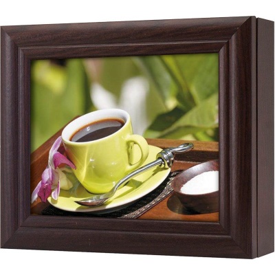  Ключница Чай с бергамотом, Обсидиан, 13x18 см фото в интернет-магазине