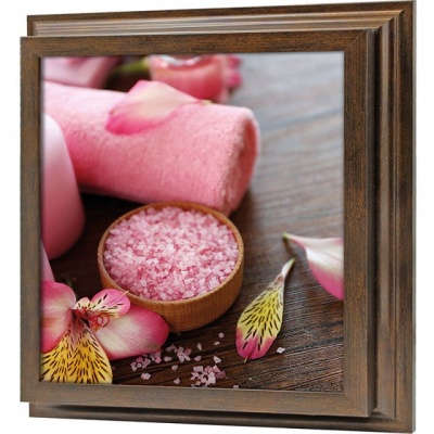  Ключница Цветочный спа, Бронза, 30x30 см фото в интернет-магазине