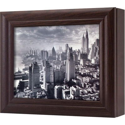  Ключница Нью-Йорк. Небоскребы 1931, Обсидиан, 13x18 см фото в интернет-магазине