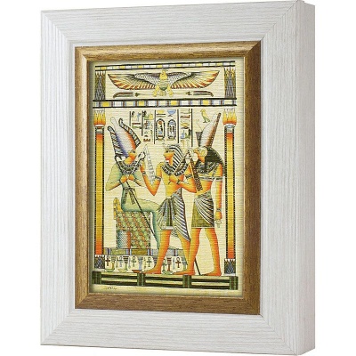  Ключница Папирус VIII, Жемчуг/Золото, 13x18 см фото в интернет-магазине
