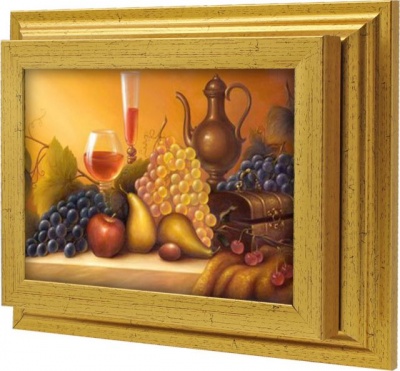  Ключница Восточные кушанья, Золото, 13x18 см фото в интернет-магазине
