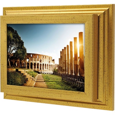  Ключница Колизей при восходе солнца, Золото, 13x18 см фото в интернет-магазине