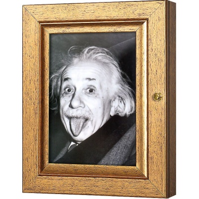  Ключница Альберт Эйнштейн, Авантюрин, 13x18 см фото в интернет-магазине