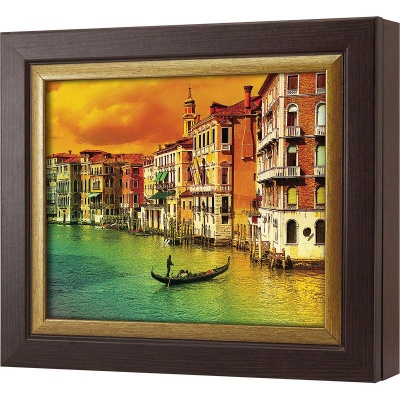  Ключница Восхитительная Венеция на заре, Турмалин/Золото, 20x25 см фото в интернет-магазине