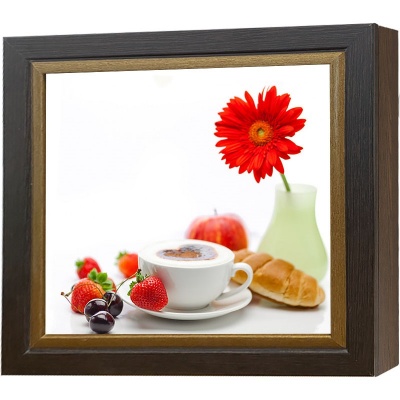  Аптечка Завтрак, Турмалин/Золото, 29x29 см фото в интернет-магазине