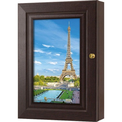  Ключница Вид на Эйфелеву башню. Париж., Турмалин, 11x20 см фото в интернет-магазине