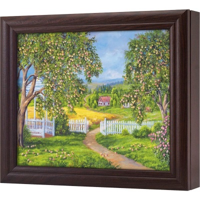  Ключница Яблочный сад, Обсидиан, 20x25 см фото в интернет-магазине