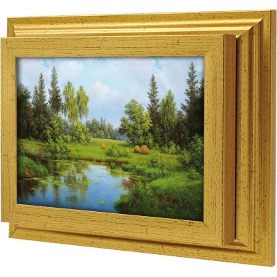  Ключница Русский ландшафт XII, Золото, 13x18 см фото в интернет-магазине