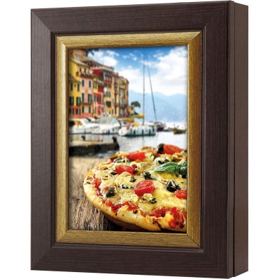  Ключница Итальянская пицца, Турмалин/Золото, 13x18 см фото в интернет-магазине