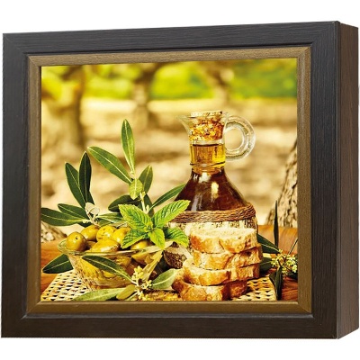  Аптечка Натюрморт с оливками, Турмалин/Золото, 29x29 см фото в интернет-магазине