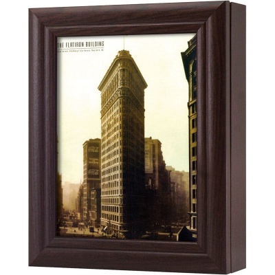  Ключница Нью-Йорк. Flatiron Building, Обсидиан, 13x18 см фото в интернет-магазине