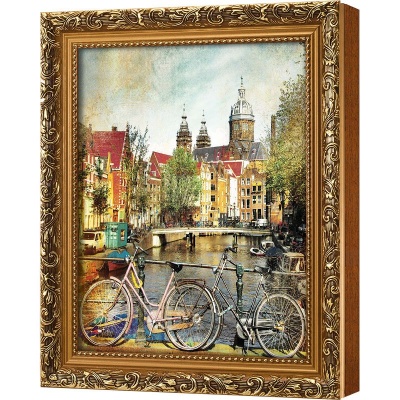  Ключница Велопрогулка по Амстердаму, Цитрин, 20x25 см фото в интернет-магазине