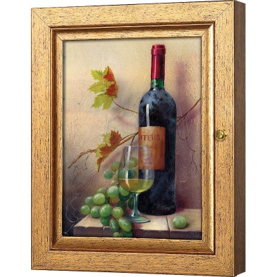  Ключница Белое вино, Авантюрин, 20x25 см фото в интернет-магазине