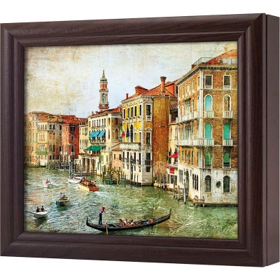  Ключница Венеция. Гранд-канал, Обсидиан, 20x25 см фото в интернет-магазине