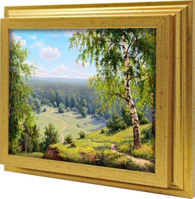  Ключница Березовая долина, Золото, 20x25 см фото в интернет-магазине