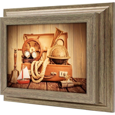  Ключница Морской натюрморт, Антик, 13x18 см фото в интернет-магазине