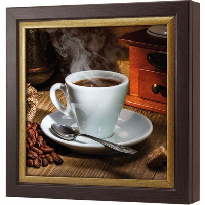  Ключница Ароматный кофе, Турмалин/Золото, 30x30 см фото в интернет-магазине