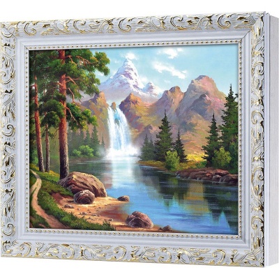  Ключница Пейзаж с водопадом 2, Алмаз, 20x25 см фото в интернет-магазине