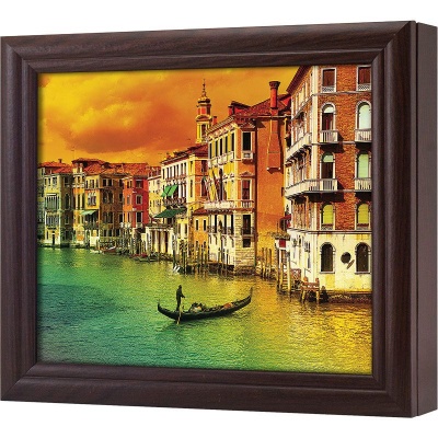  Ключница Восхитительная Венеция на заре, Обсидиан, 20x25 см фото в интернет-магазине