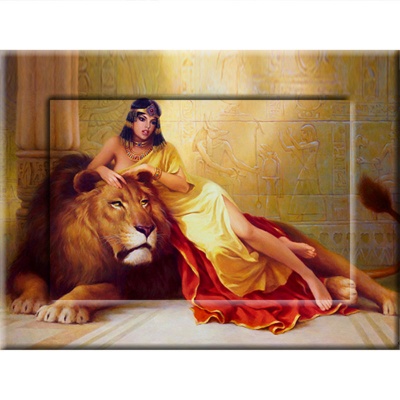  Картина с дорисовкой на раме, Принцесса Египта, КВ1 фото в интернет-магазине