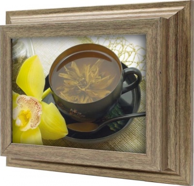  Ключница Чай с орхидеей, Антик, 13x18 см фото в интернет-магазине