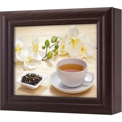  Ключница Жасминовый чай, Обсидиан, 13x18 см фото в интернет-магазине