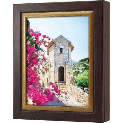  Ключница Уголок старого городка Прованса, Турмалин/Золото, 20x25 см фото в интернет-магазине