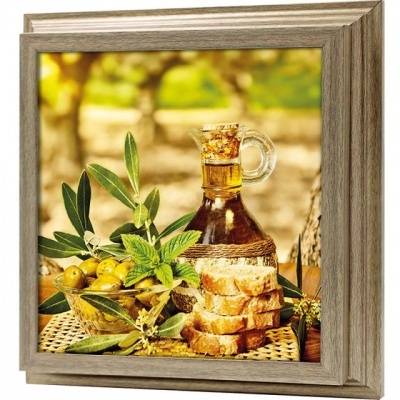  Ключница Натюрморт с оливками, Антик, 30x30 см фото в интернет-магазине