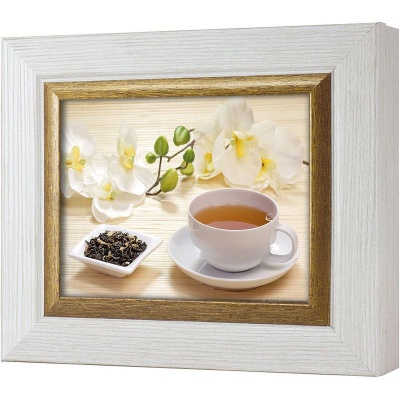  Ключница Жасминовый чай, Жемчуг/Золото, 13x18 см фото в интернет-магазине