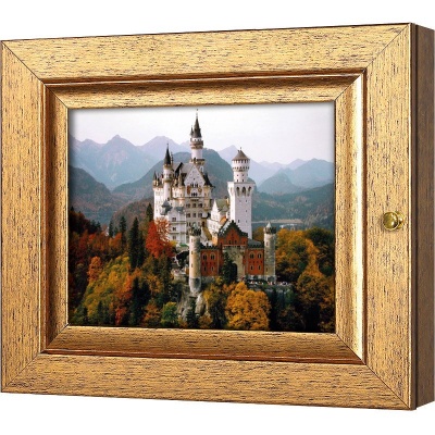  Ключница Замок Neuschwanstein, Авантюрин, 13x18 см фото в интернет-магазине