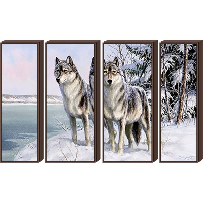  Модульная картина Волки, 32 фото в интернет-магазине