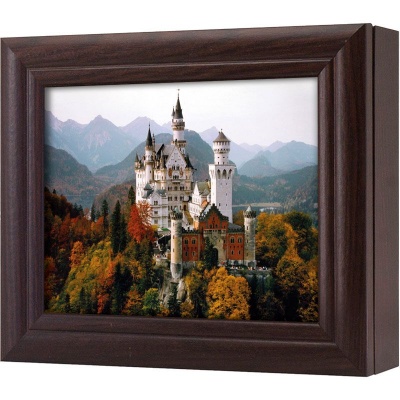  Ключница Замок Neuschwanstein, Обсидиан, 13x18 см фото в интернет-магазине