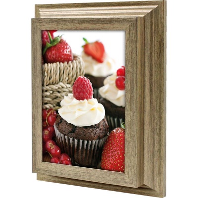  Ключница Шоколадный кекс с малиной, Антик, 13x18 см фото в интернет-магазине