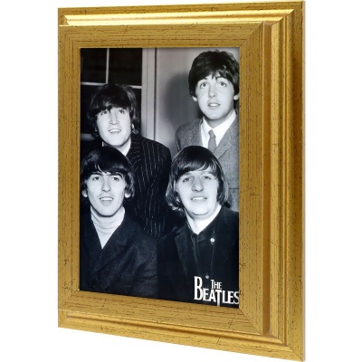  Ключница The Beatles, Золото, 13x18 см фото в интернет-магазине