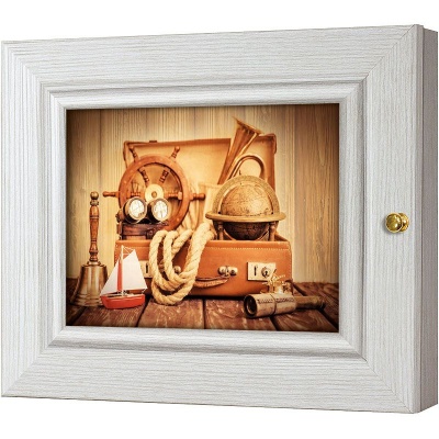  Ключница Морской натюрморт, Жемчуг, 13x18 см фото в интернет-магазине