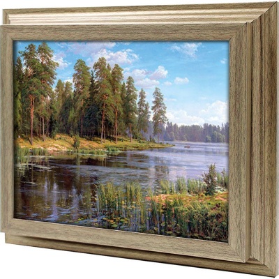  Ключница Лесное озеро, Антик, 20x25 см фото в интернет-магазине