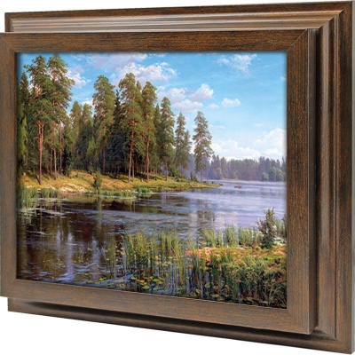  Ключница Лесное озеро, Бронза, 20x25 см фото в интернет-магазине