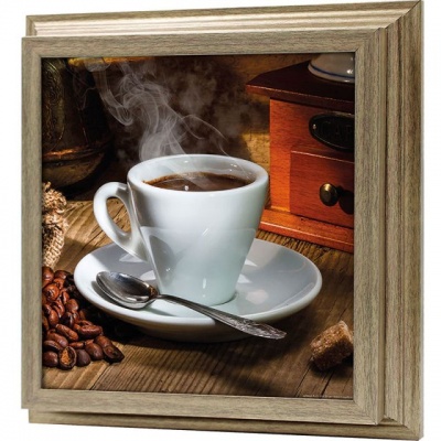  Ключница Ароматный кофе, Антик, 30x30 см фото в интернет-магазине