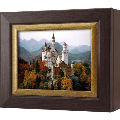  Ключница Замок Neuschwanstein, Турмалин/Золото, 13x18 см фото в интернет-магазине