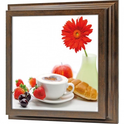  Ключница Завтрак, Бронза, 30x30 см фото в интернет-магазине