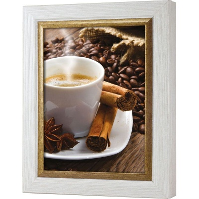  Ключница Кофе и корица, Жемчуг/Золото, 20x25 см фото в интернет-магазине