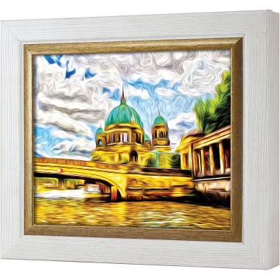  Ключница Берлинский кафедральный собор, Жемчуг/Золото, 20x25 см фото в интернет-магазине