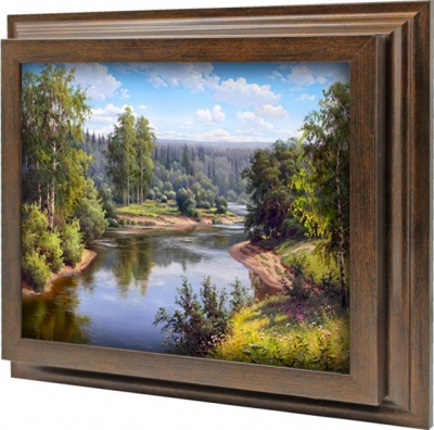  Ключница Проточная река, Бронза, 20x25 см фото в интернет-магазине