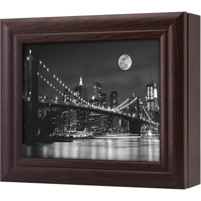  Ключница Стильный Нью-Йорк, Обсидиан, 13x18 см фото в интернет-магазине