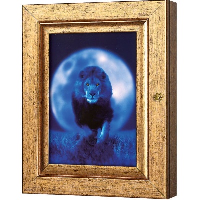  Ключница Африканский лев, Авантюрин, 13x18 см фото в интернет-магазине