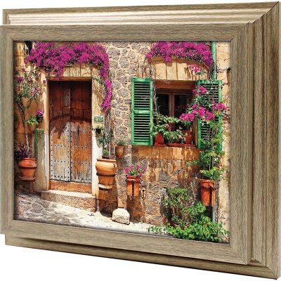  Ключница Старая испанская улочка, Антик, 20x25 см фото в интернет-магазине