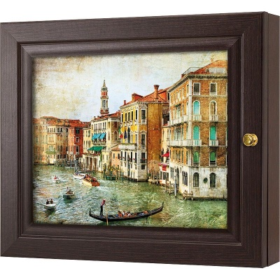  Ключница Венеция. Гранд-канал, Турмалин, 20x25 см фото в интернет-магазине