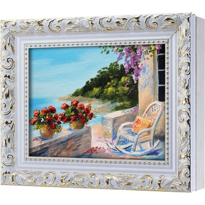  Ключница Солнечный пейзаж Греции, Алмаз, 13x18 см фото в интернет-магазине