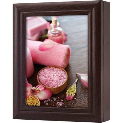  Ключница Цветочный спа, Обсидиан, 13x18 см фото в интернет-магазине